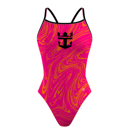 pink/orange - Sunback Tank Swimsuit