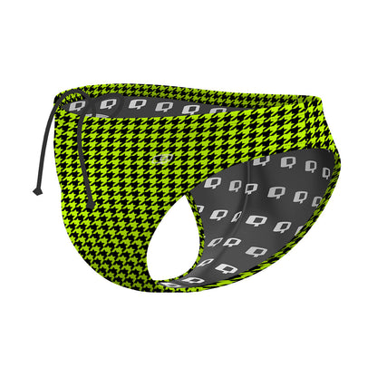 Houndstooth 40a - Waterpolo Brief Swimsuit