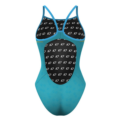 Banana palm - Skinny Strap Swimsuit