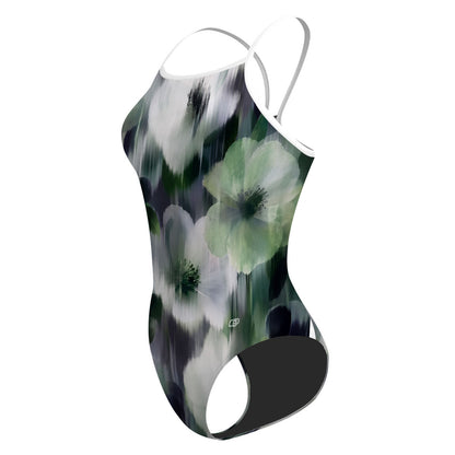 Moss Garden - Skinny Strap Swimsuit