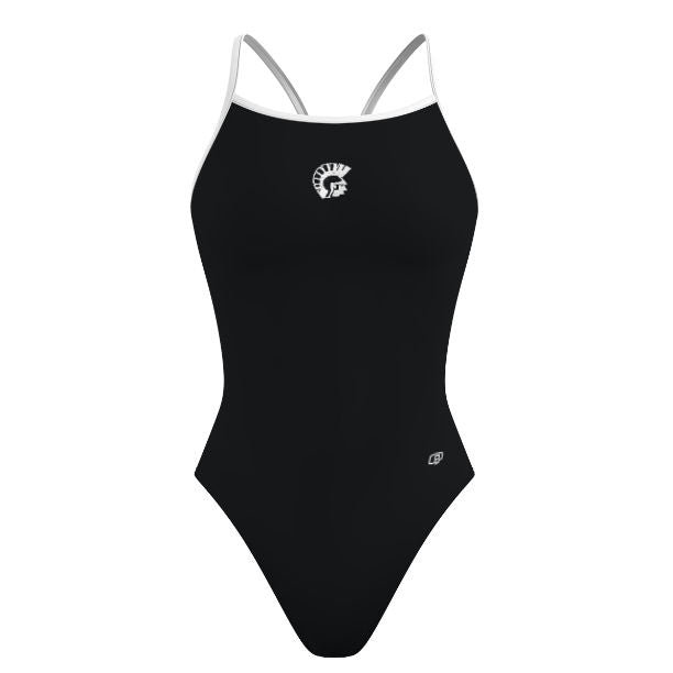 Roger Bacon Girl - Solid Skinny Strap Swimsuit - PERSONALIZED