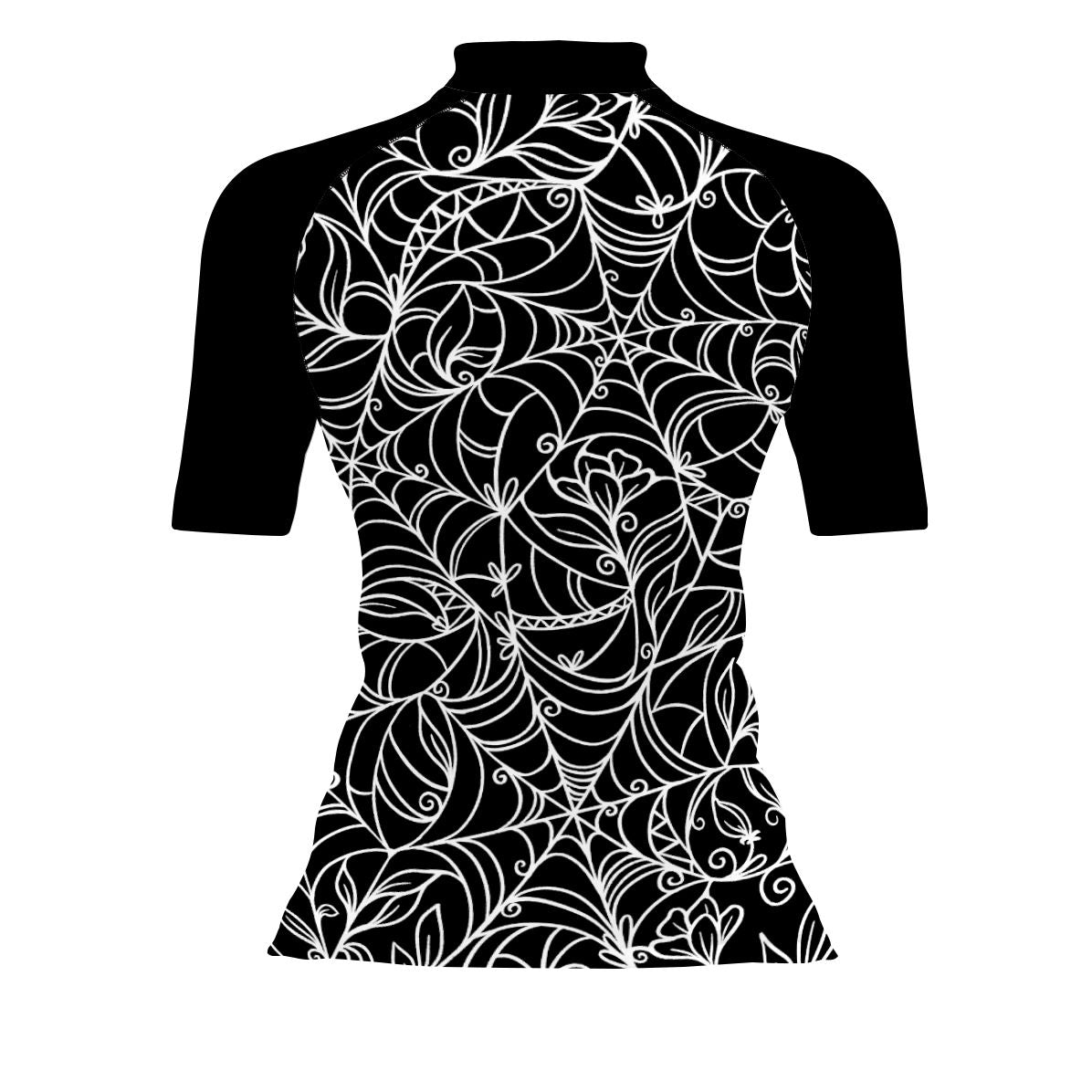 Spiderweb Temptation - Women's Surf UPF50+ Short Sleeve Rash Guard