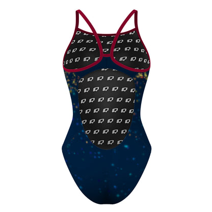 Greatest Showman Suit (F) - Skinny Strap Swimsuit