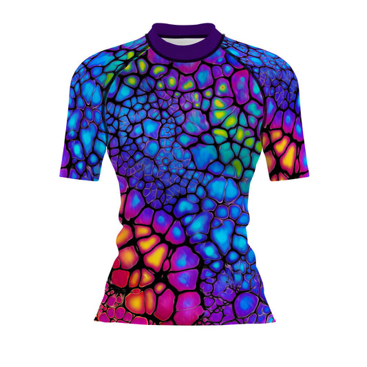 Chameleon Skin - Women's Surf UPF50+ Short Sleeve Rash Guard