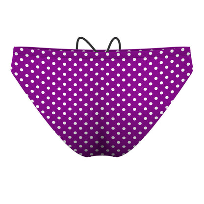 White Dots 30 - Waterpolo Brief Swimsuit