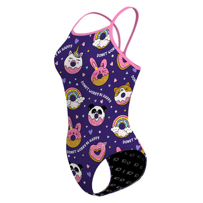 Donut Worry - Skinny Strap Swimsuit