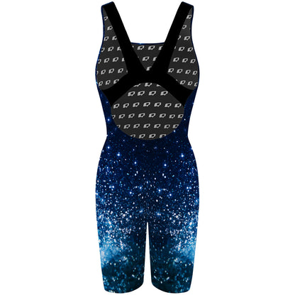 Cosmic Waves - Classic Strap Long Knee Women Jammer
