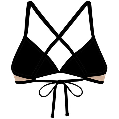Sunset Stripes - Tieback Bikini Top