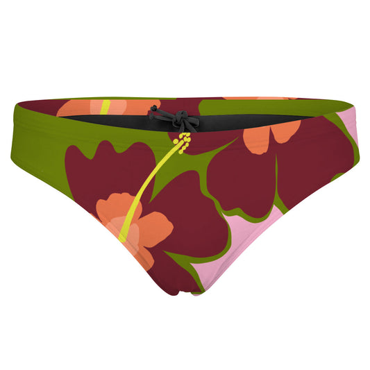 Hibiscus Bandeau Bikini Bottom