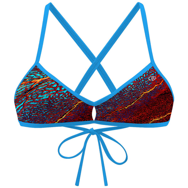 Breath of the Red Coral -   Demi Tieback Bikini Top