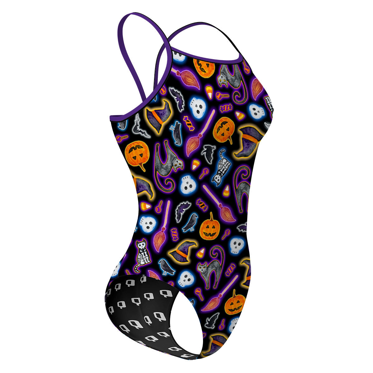 Halloween Trick or Treat - Sunback Tank Swimsuit