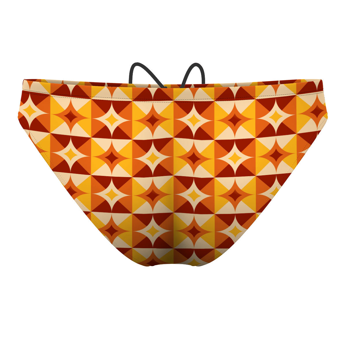 70s Pattern 3 - Waterpolo Brief Swimsuit