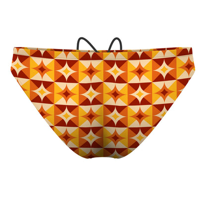 70s Pattern 3 - Waterpolo Brief Swimsuit