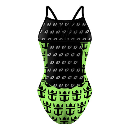 rccl lime green - Sunback Tank Swimsuit