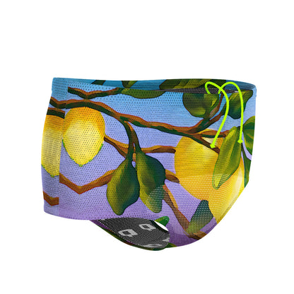Lemon Squeeze - Mesh Drag Swimsuit