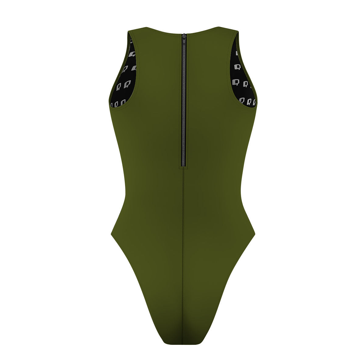 Camo Green - Women's Waterpolo Swimsuit Cheeky Cut