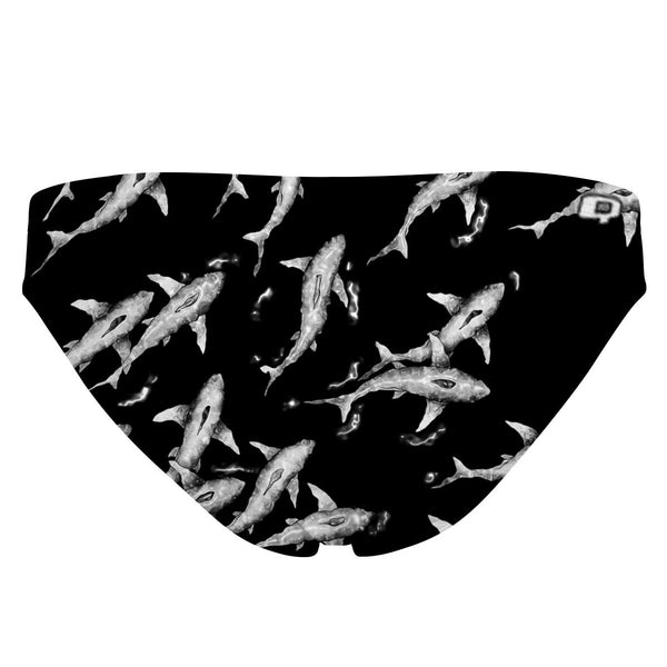 Shark Shiver - Bandeau Bikini Bottom