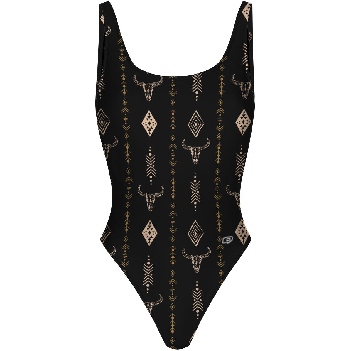Western Bull - High Hip One Piece Swimsuit