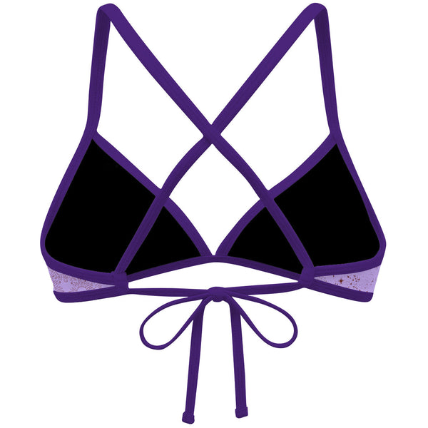 Purple Magic- Tieback Bikini Top