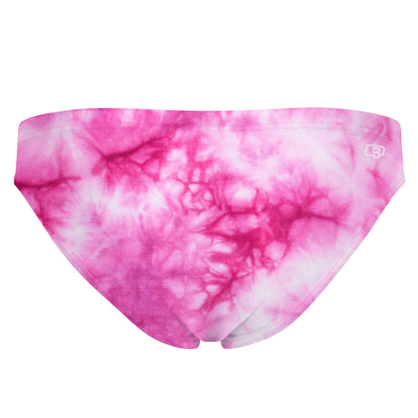 Tie Dye Pink Bandeau Bikini Bottom