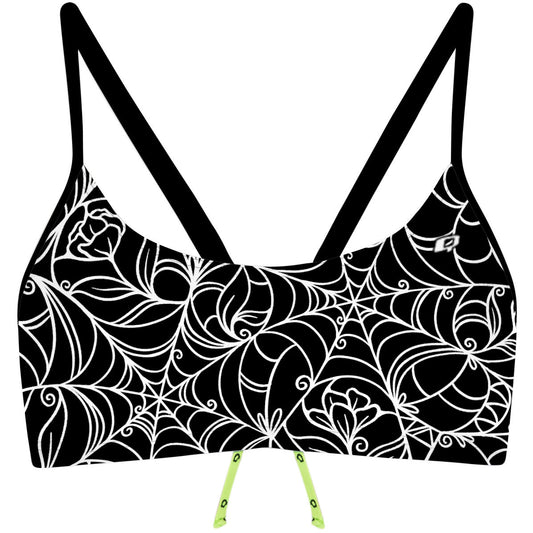 Spiderweb Temptation - Bandeau Bikini Top