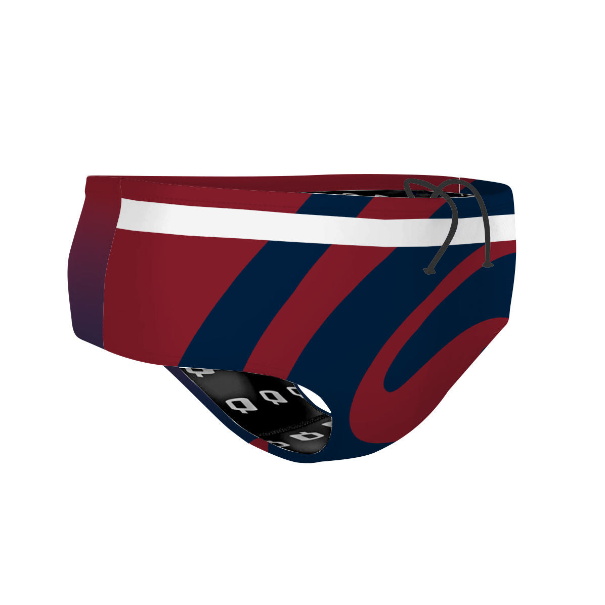 Navy Swirl - Classic Brief Swimsuit