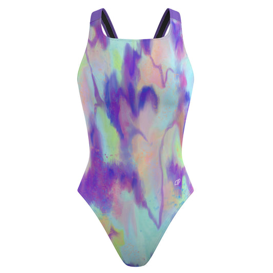 Bleeding Checks Classic Strap Swimsuit