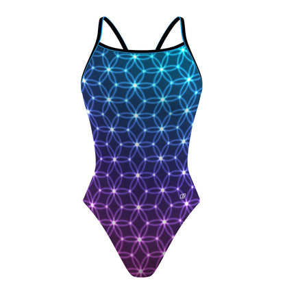 Flower of Life - Sunback Tank Swimsuit
