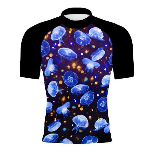 Jelly Jiggle - Men's Surf UPF50+ Short Sleeve Rash Guard