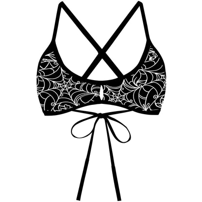 Spiderweb Temptation - Demi Tieback Bikini Top