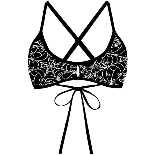 Spiderweb Temptation - Demi Tieback Bikini Top