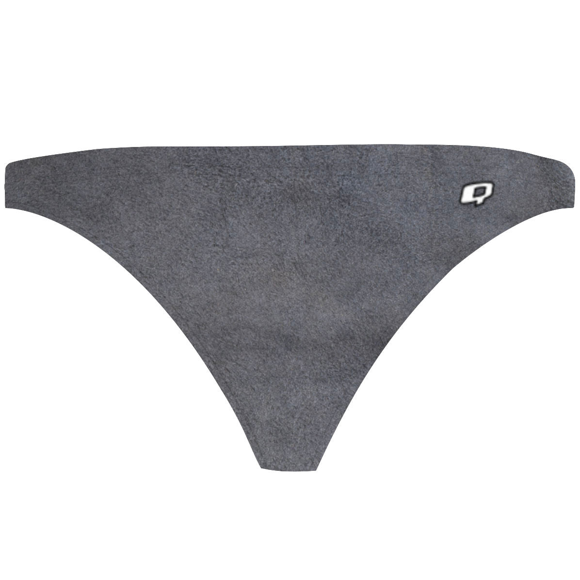 Gray Suede - Tieback Bikini Bottom