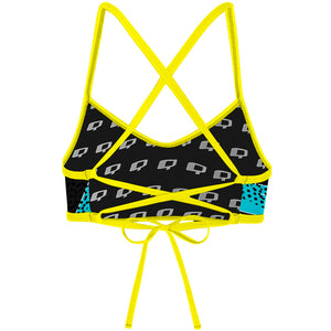 Distortia -  Ciara Tieback Bikini Top
