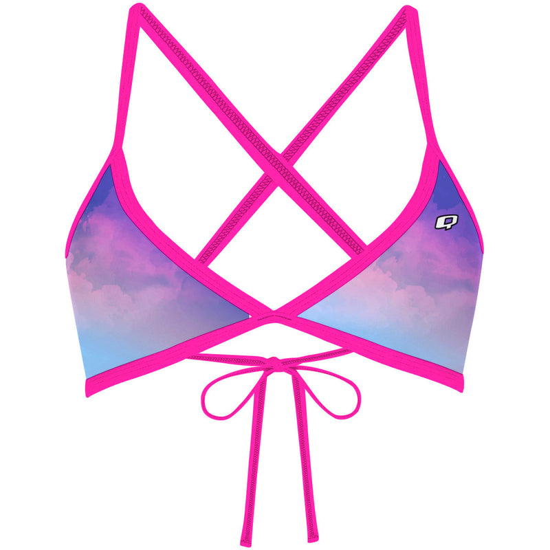 Clouds Tieback Bikini Top
