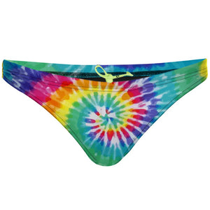 Tie Dye Colors Tieback Bikini Bottom