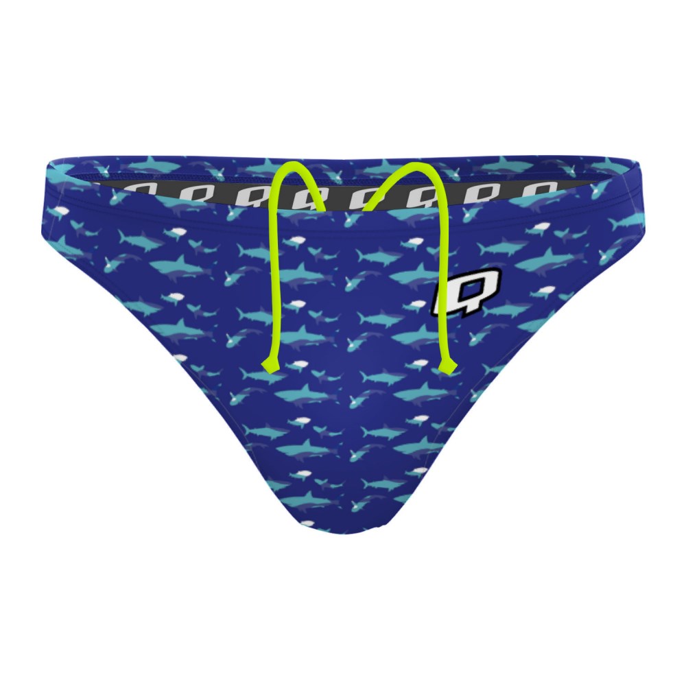 Shark Blue Waterpolo Brief Swimwear