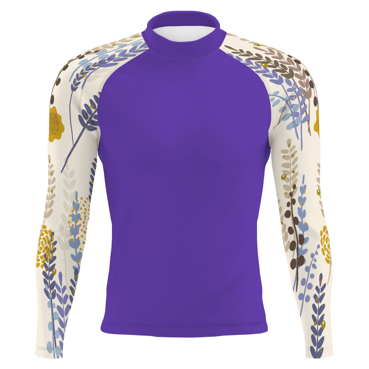 Lavender - Men's Surf UPF50+ Long Sleeve Rash Guard