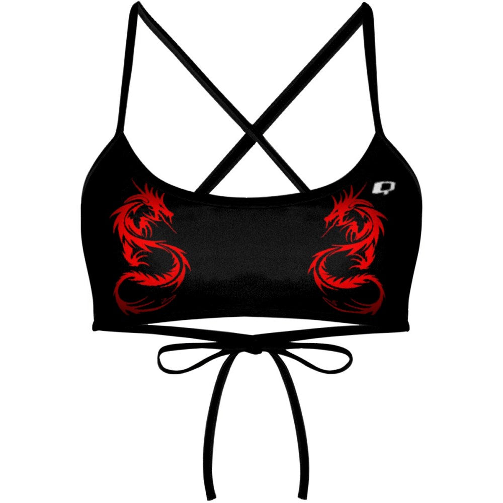 Red Dragon  Ciara Tieback Bikini Top