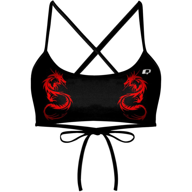 Red Dragon  Ciara Tieback Bikini Top