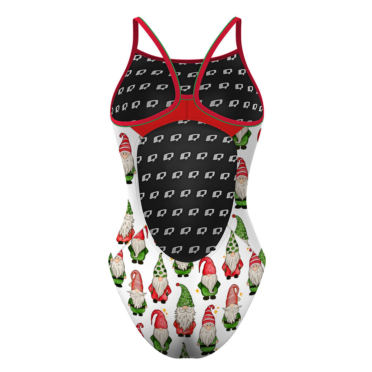 Xmas Gnomes - Skinny Strap Swimsuit
