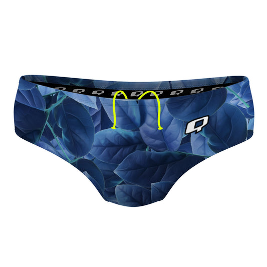Blue Winter Leaves - Classic Brief Swimsuit