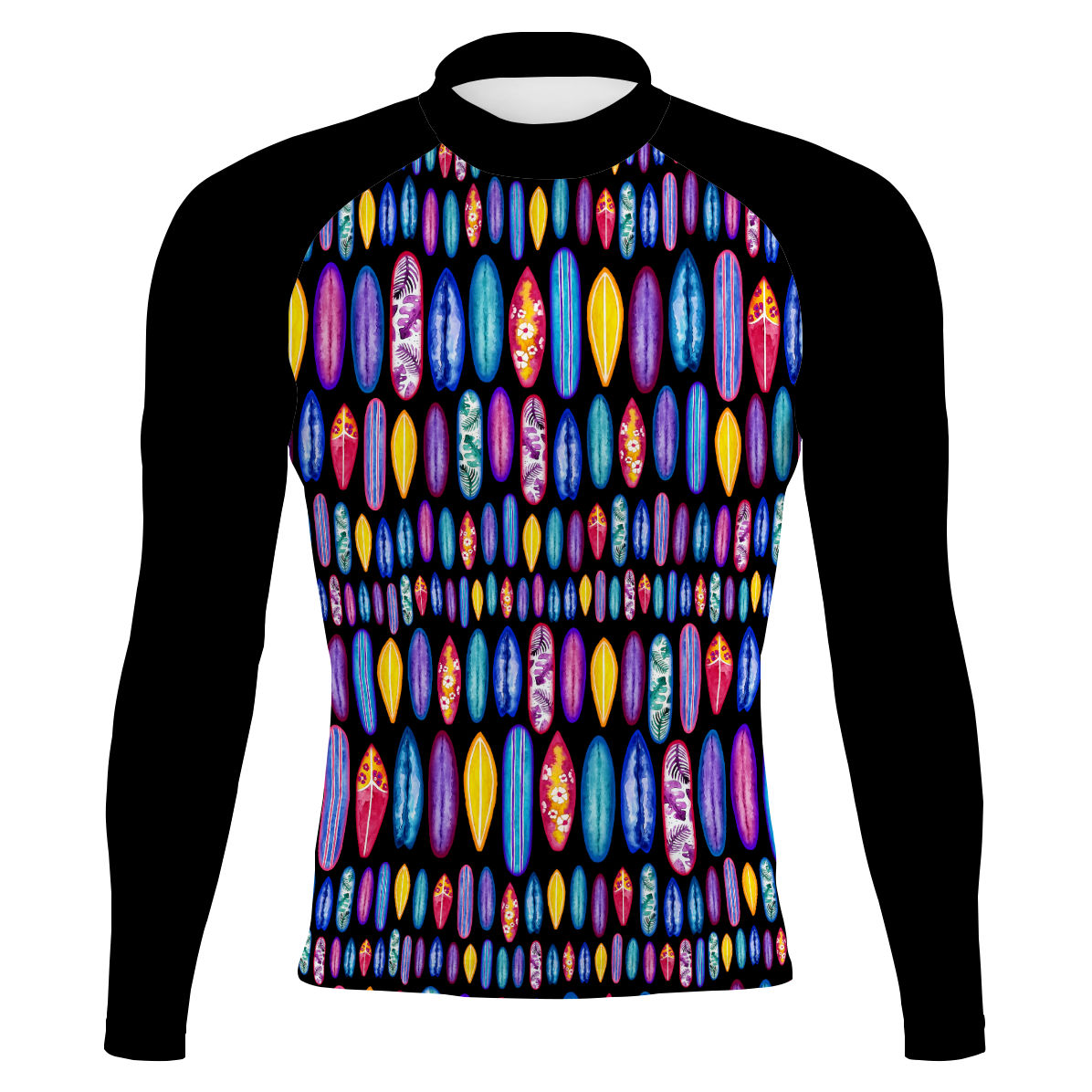 Surf Suit - Men's Surf UPF50+ Long Sleeve Rash Guard