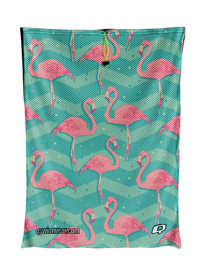 Flock of Flamingos Mesh Bag