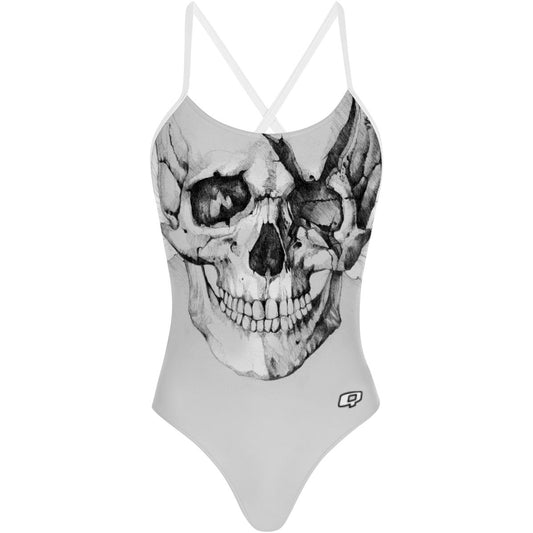 Hollow Head - Tieback One Piece Swimsuit