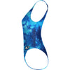 Tie Dye Blue - High Hip One Piece Swimsuit