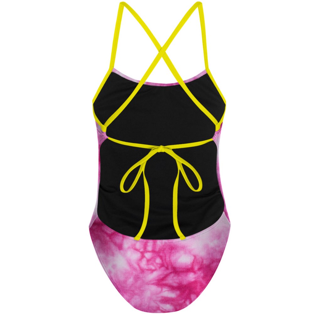 Tie Dye Pink - Tieback One Piece Swimsuit