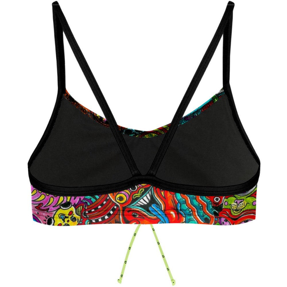 Trippy Hippie Bandeau Bikini Top