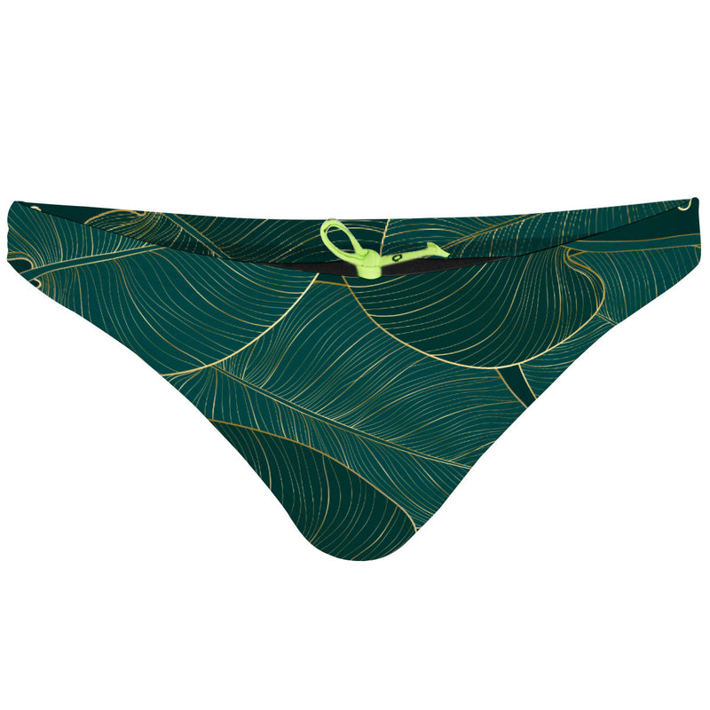 Leafy Green - Tieback Bikini Bottom