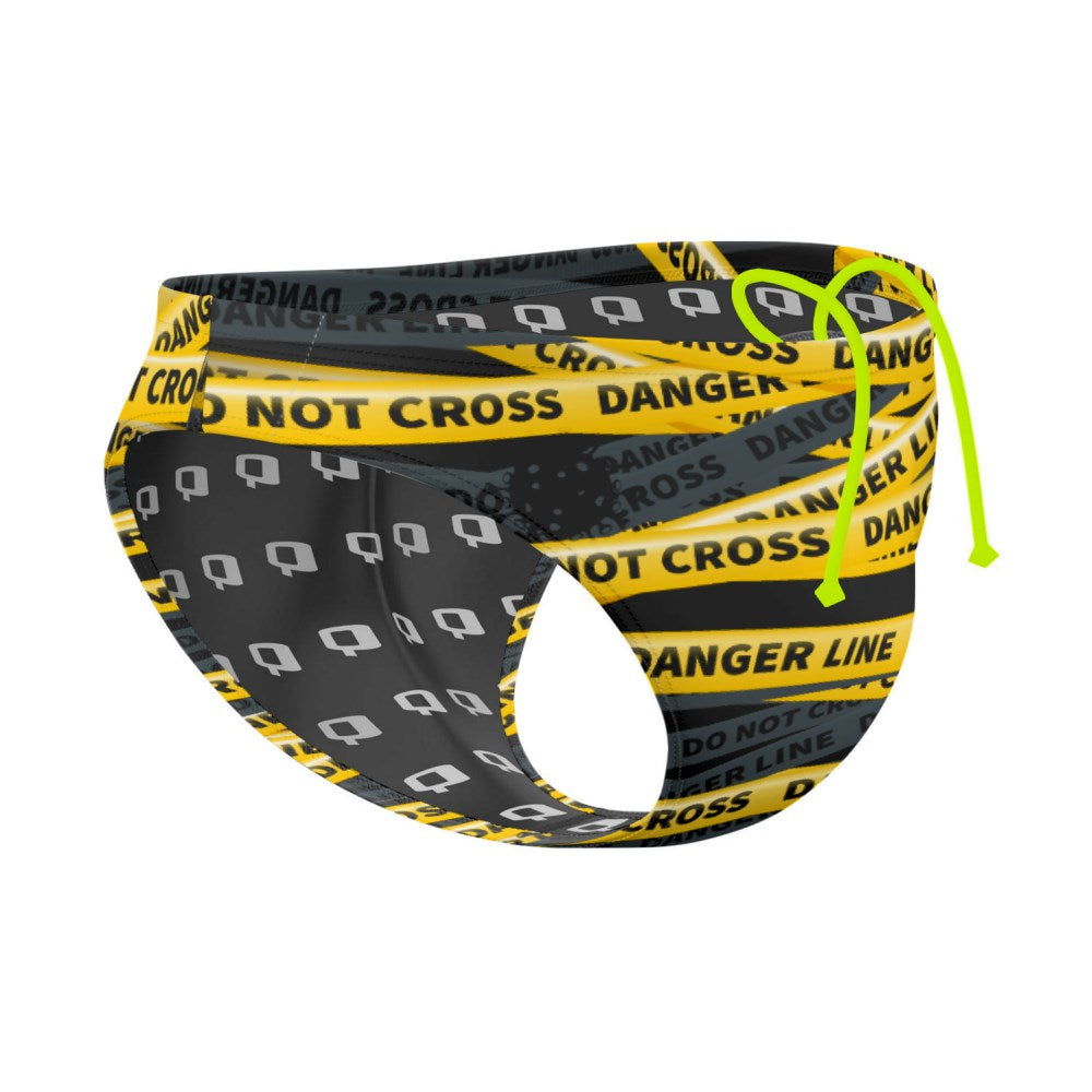 Be safe do not cross Waterpolo Brief