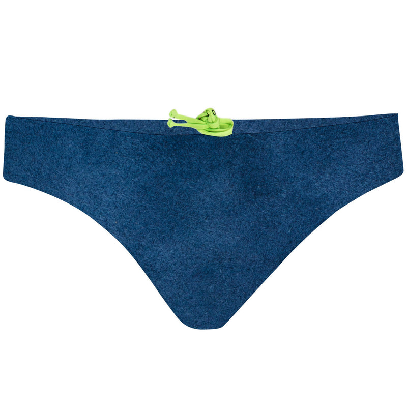 Blue Suede - Bandeau Bikini Bottom